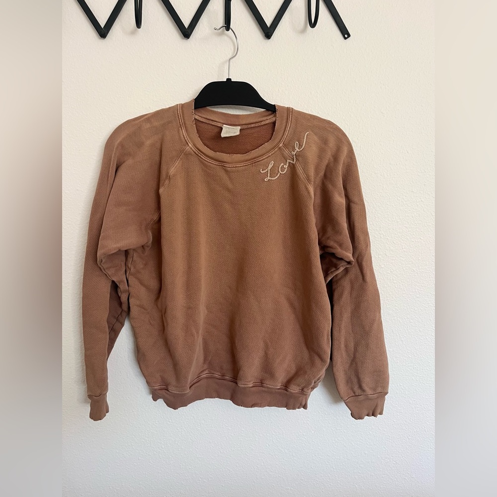 I Stole My Boyfriend’s Shirt one-of-a-kind vintage sweatshirt.
